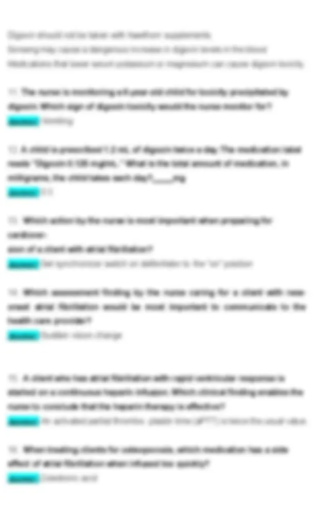 Galen NUR 242 Exam 2 Study Guide Questions (2026 / 2027) | Med-Surg ...
