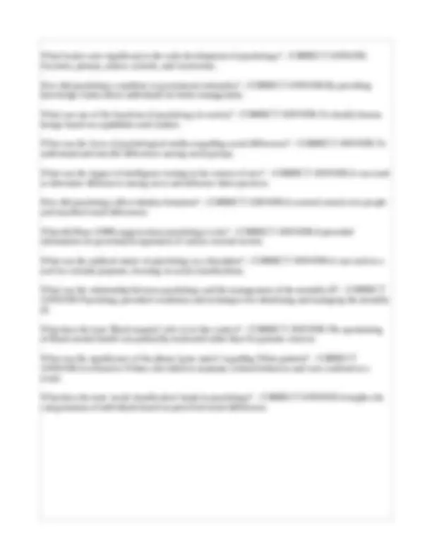 UNISA PYC1511 ASSIGNMENT 1 2026 SEMESTER 1 | COMPLETE DISTINCTION ...