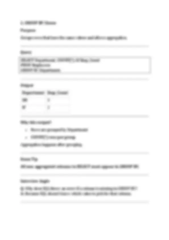 GROUP BY vs WHERE vs HAVING in SQL - Study Notes with Examples and ...
