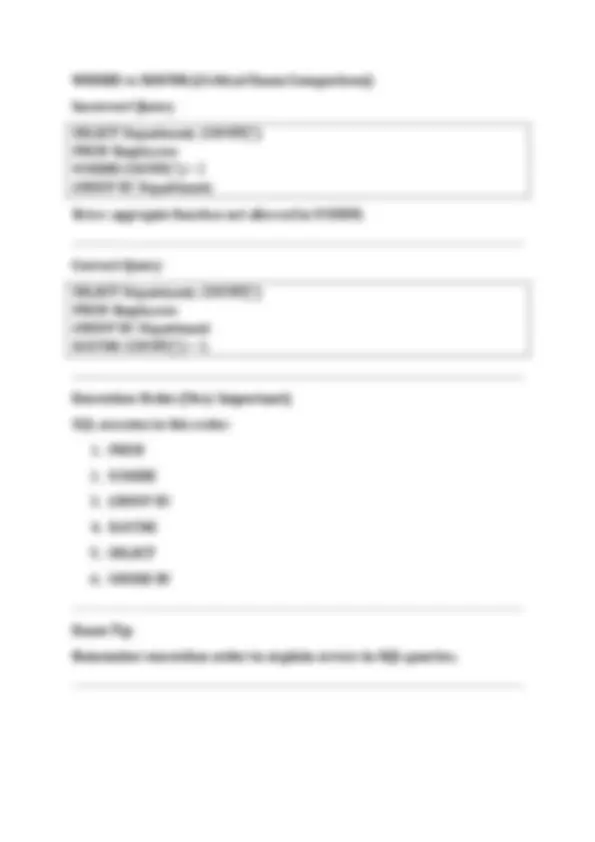 GROUP BY vs WHERE vs HAVING in SQL - Study Notes with Examples and ...