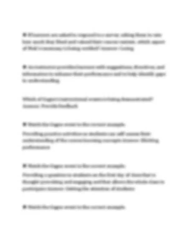 WGU D291 LEARNING EXPERIENCE DESIGN FOUNDATIONS 200 PRACTICE CONCEPTS ...