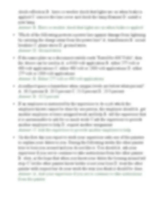 ELECTRICAL CRAFT HELPER PRACTICE PRACTICE EXAMINATION 2026 QUESTIONS ...