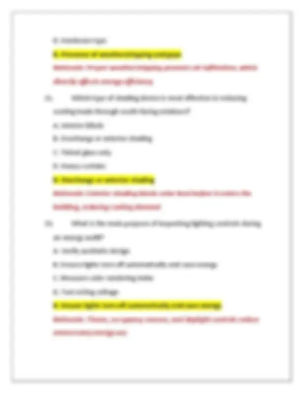 North Carolina Building Energy Inspector Certification Examination ...