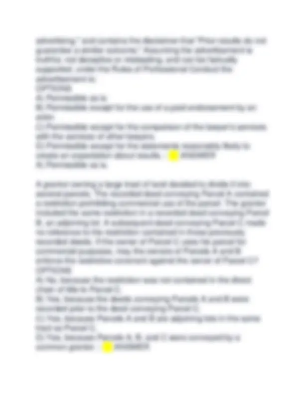 NYLE 200 Practice Questions and Answers 2026\2027. | Exams Law | Docsity