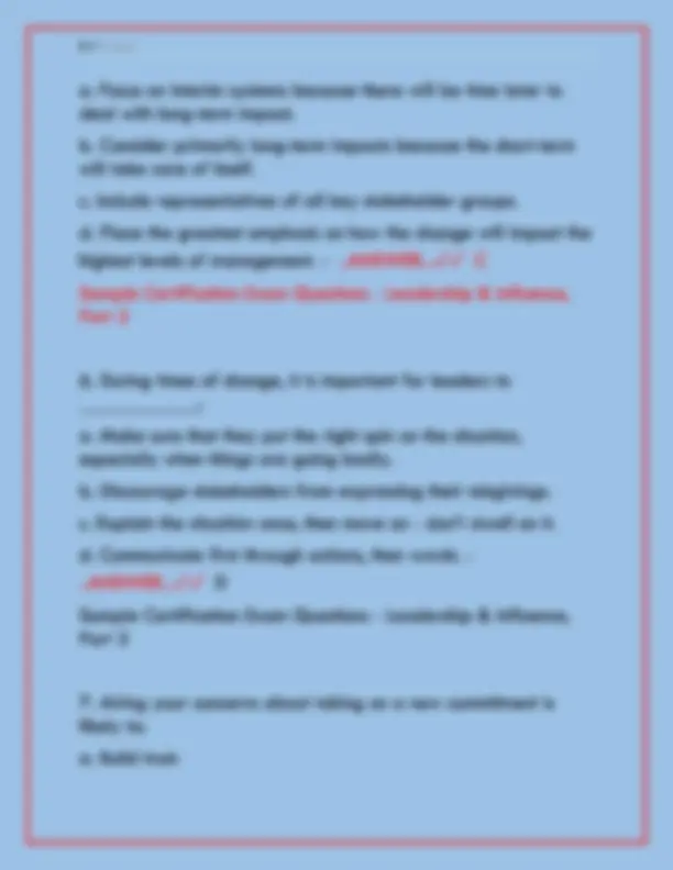 Scmp Exam SCMP Strategic Communication Management Professional Practice Exam ...