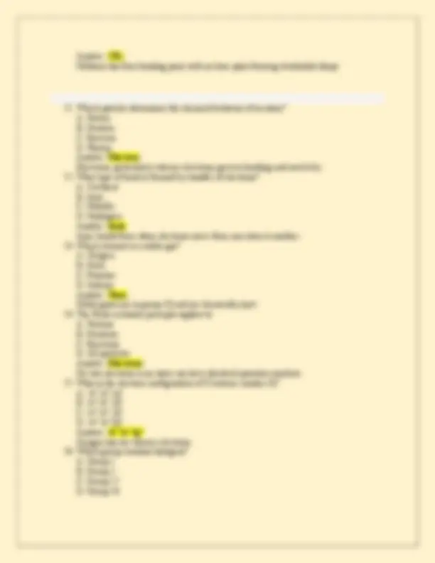 CHEM 103 General Chemistry Midterm Exam Newest 2025 – 2026 Questions ...