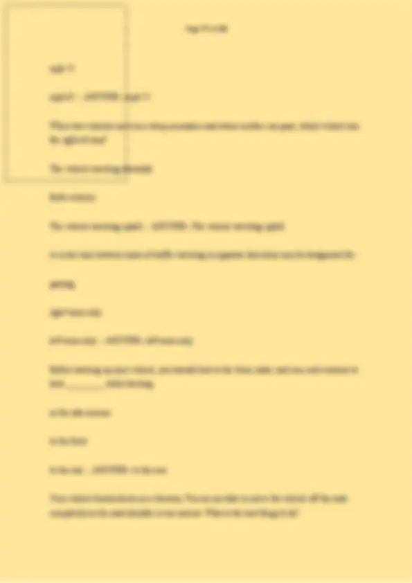 CA DMV DRIVING TEST EXAM GUIDE QUESTIONS WITH CORRECT ANSWERS LATEST ...