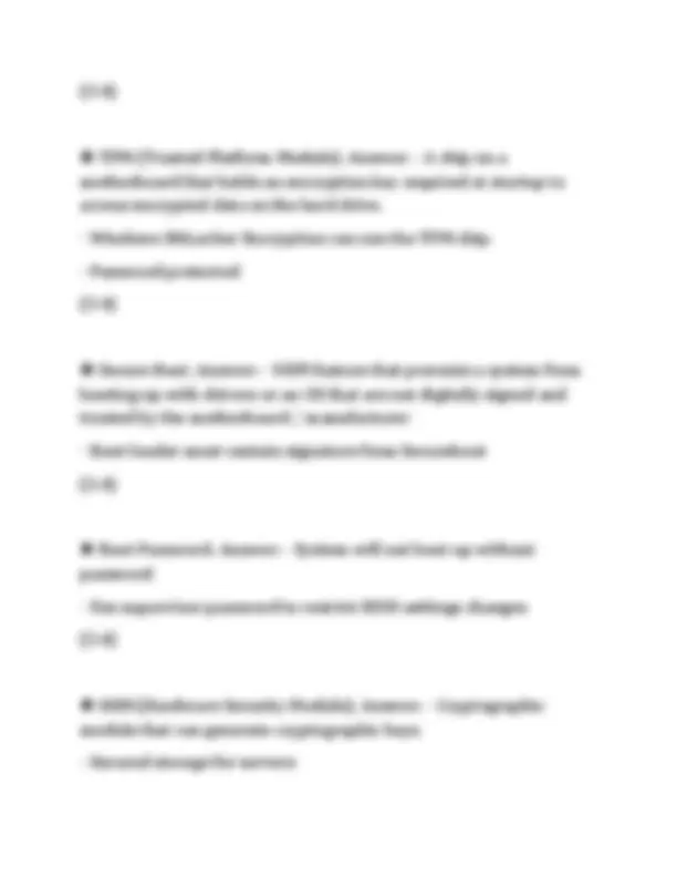 COMPTIA A+ FINAL PAPER 2026 TESTED QUESTIONS WITH FULL SOLUTION GRADED ...