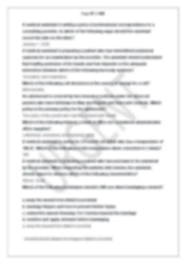 NHA PRACTICE TEST FINAL STUDY GUIDE LATEST VERSION 2026 SOLVED ...