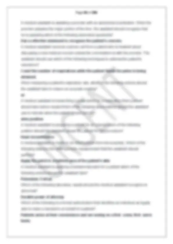 NHA PRACTICE TEST FINAL STUDY GUIDE LATEST VERSION 2026 SOLVED ...