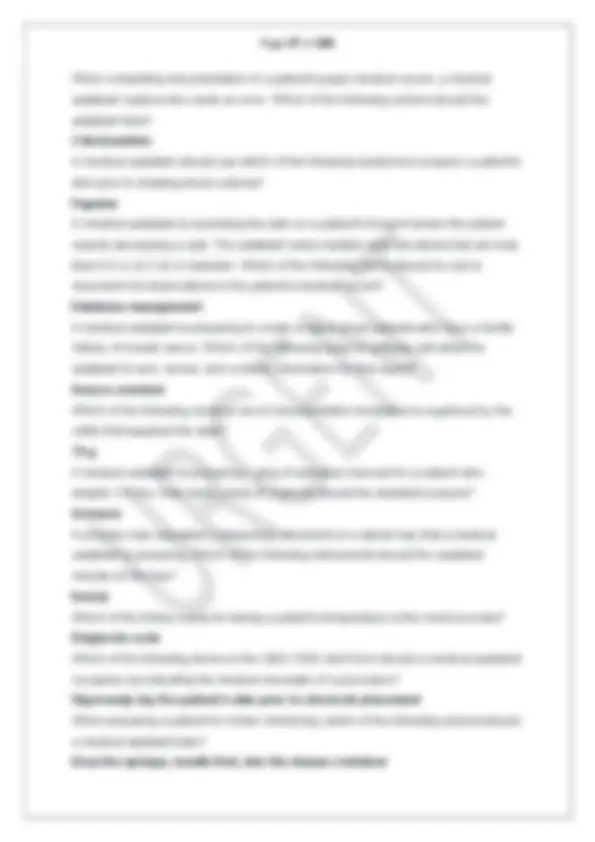NHA PRACTICE TEST FINAL STUDY GUIDE LATEST VERSION 2026 SOLVED ...