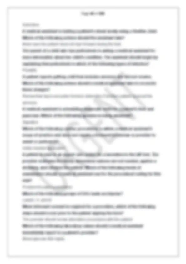 NHA PRACTICE TEST FINAL STUDY GUIDE LATEST VERSION 2026 SOLVED ...