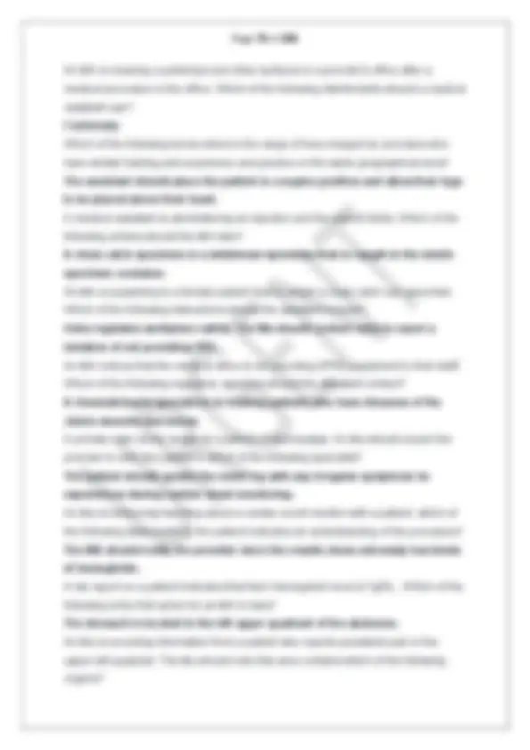 NHA PRACTICE TEST FINAL STUDY GUIDE LATEST VERSION 2026 SOLVED ...
