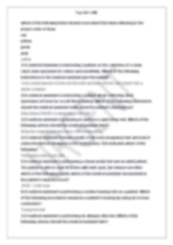 NHA PRACTICE TEST FINAL STUDY GUIDE LATEST VERSION 2026 SOLVED ...