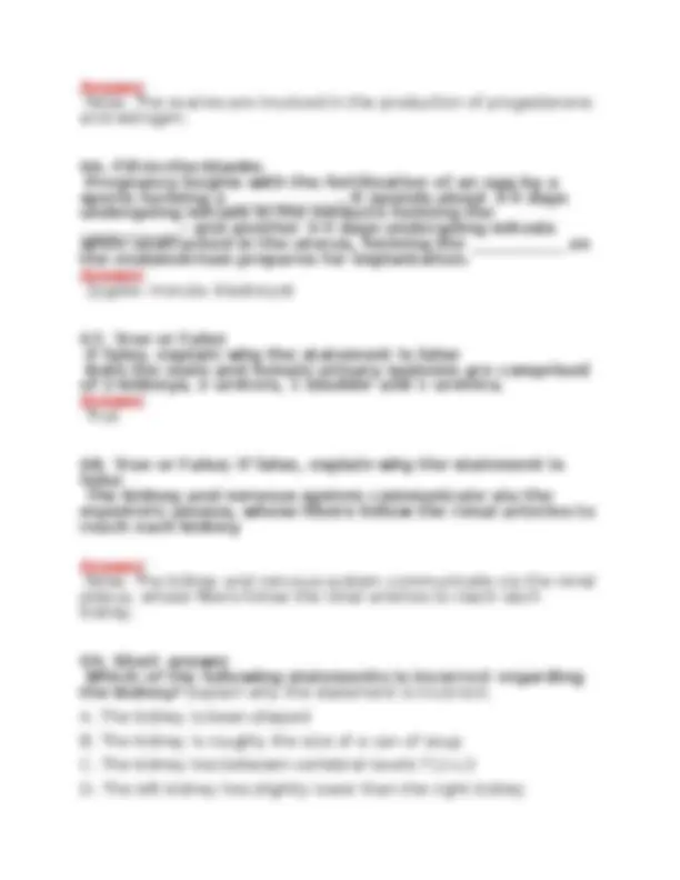 BIOD 152 Anatomy & Physiology 2 Final Exam | Portage Learning (2026/ ...
