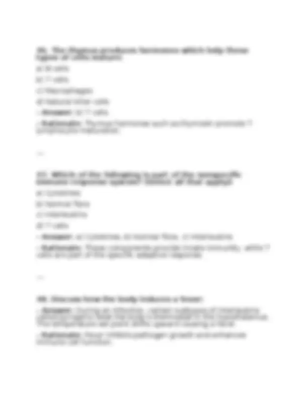 BIOD 152 Anatomy & Physiology 2 Module 5 Exam | Portage Learning (2026/ ...