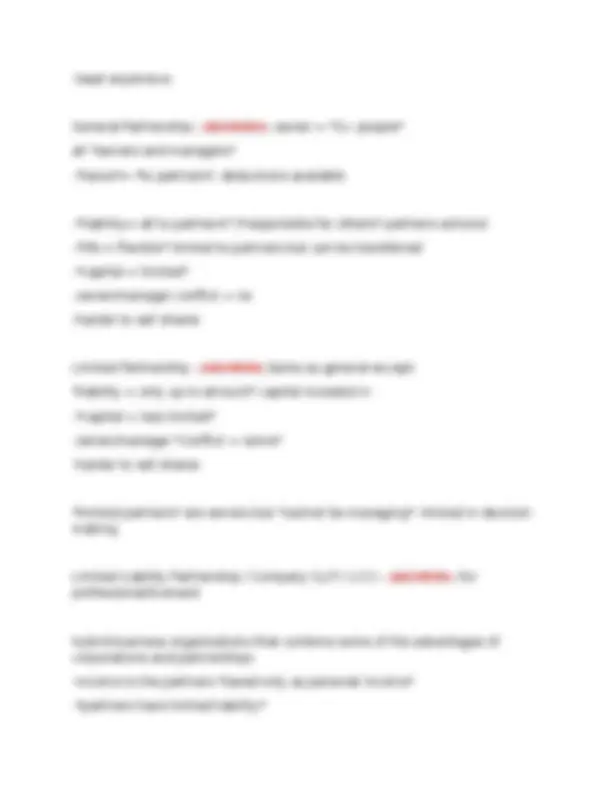 ASU FIN 300 – EXAM 1 (CH 1-4) | 125 QUESTIONS & ANSWERS WITH COMPLETE ...