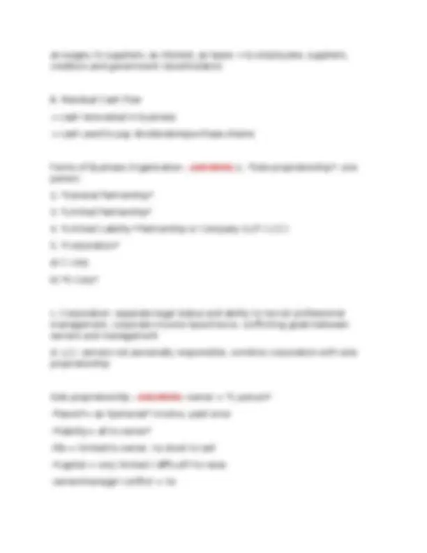 ASU FIN 300 – EXAM 1 (CH 1-4) | 125 QUESTIONS & ANSWERS WITH COMPLETE ...