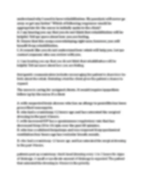 NUR 265 Exam 3 Questions & Answers (2026/2027) | Medical-Surgical ...
