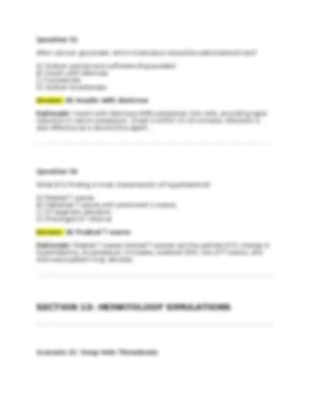SECURE COMPREHENSIVE CLINICAL SIMULATION SAE (FORM 2020) Complete Study ...
