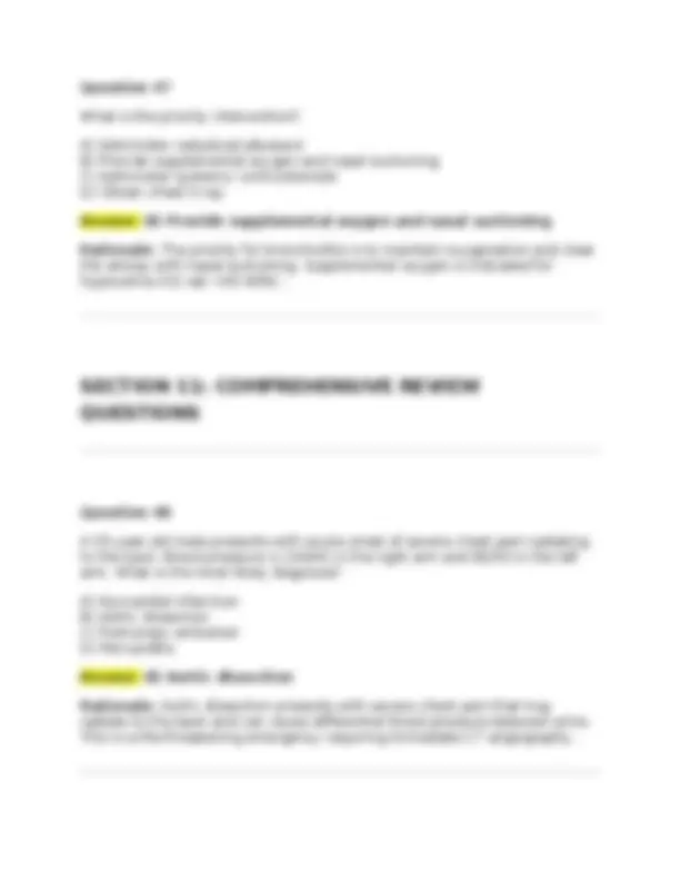 SECURE COMPREHENSIVE CLINICAL SIMULATION SAE (FORM 2020) Complete Study ...