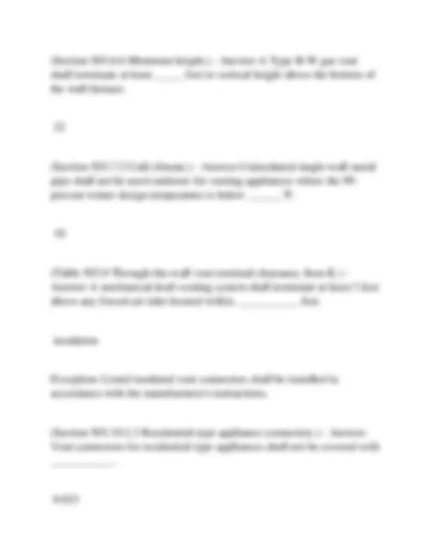 Gas Code Questions Worksheet INTERNATIONAL FUEL GAS CODE (2021 IFGC) QUESTIONS AND CORRECT ANSWERS ...