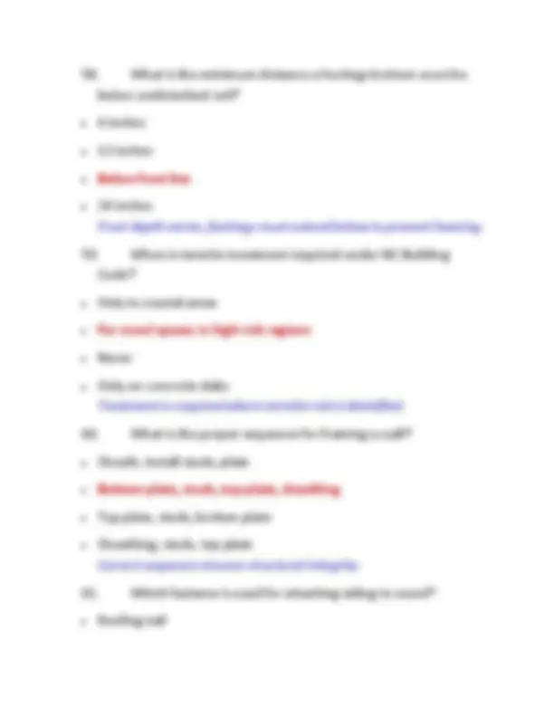 North Carolina Building Contractor Exam 2026 – Practice Questions with ...