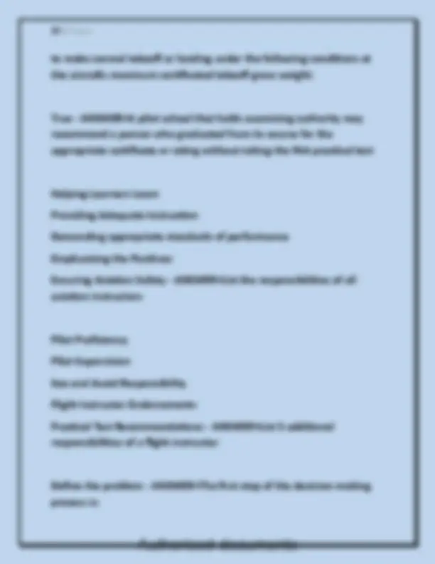 CFI CBCA Final Exam Newest 20252026 Actual Exam Study Guide | Exams ...