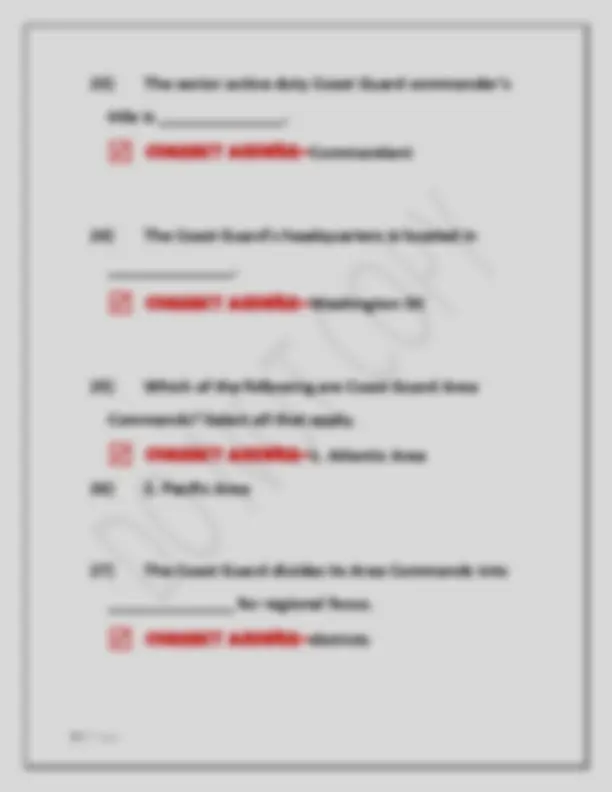 Cast Guard Study Guide U.S. COAST GUARD EXAM QUESTIONS AND ANSWERS UPDATED 2026 \2027 COAST ...