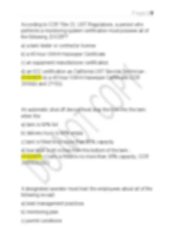 UST INSPECTOR TEST QUIZ QUESTIONS WITH CORRECT ANSWERS 2026/2027 ...