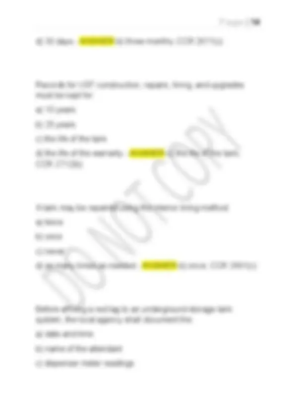 UST INSPECTOR TEST QUIZ QUESTIONS WITH CORRECT ANSWERS 2026/2027 ...