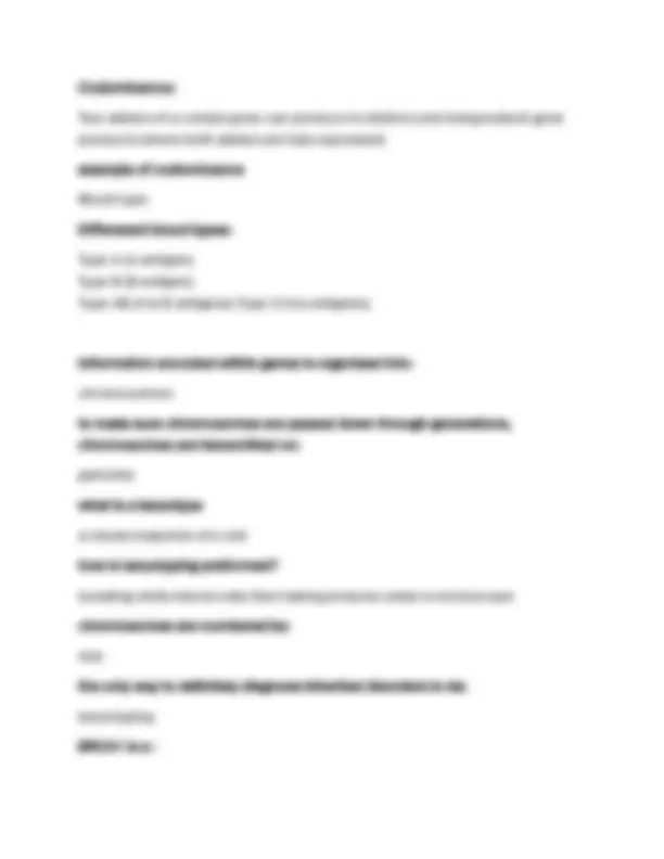 BIOD 210 Genetics Exam Questions & Answers (2026/2027) | Biology ...