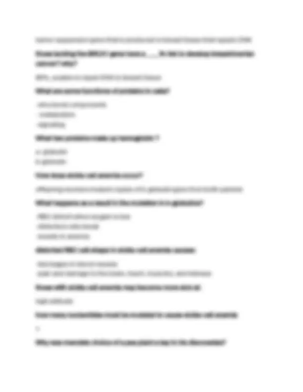 BIOD 210 Genetics Exam Questions & Answers (2026/2027) | Biology ...