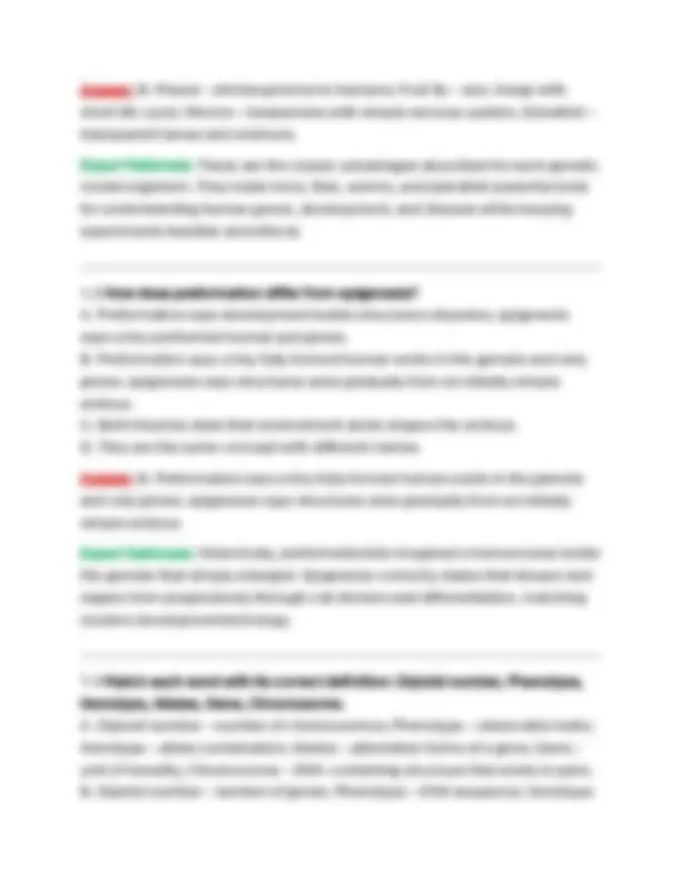 BIOD 210 Genetics Exam Questions & Answers (2026/2027) | Biology ...