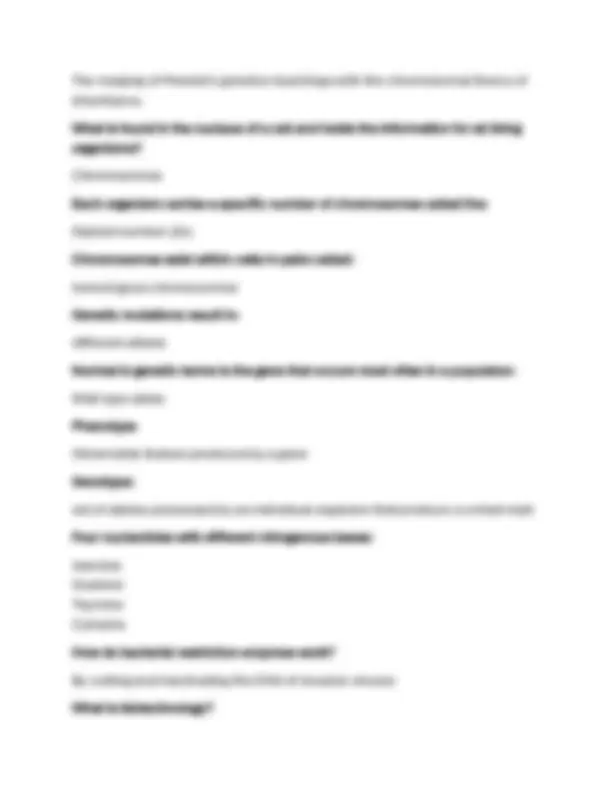 BIOD 210 Genetics Exam Questions & Answers (2026/2027) | Biology ...