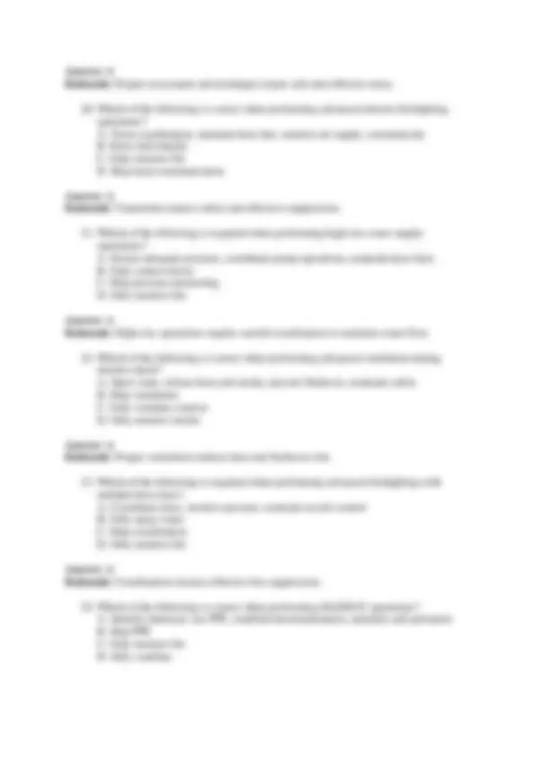Ohio Firefighter Level II Certification Exam Practice Questions ...