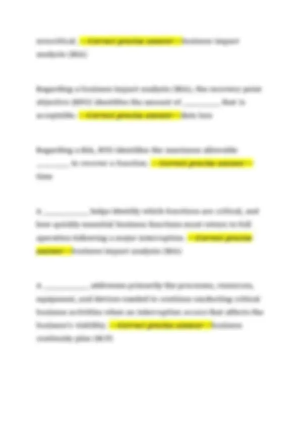Information Security Fundamentals – Final Exam Study Guide 2026/2027 ...