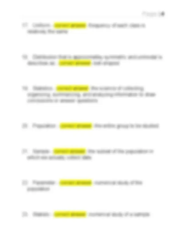 CLEMSON UNIVERSITY- STAT 2300 EXAM 1 2026 QUESTIONS AND ANSWER KEY ...