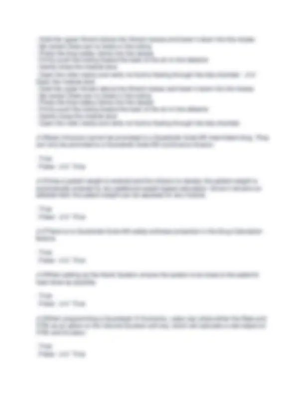 Script Bd BD ALARIS PUMP EXAM SCRIPT 2026/2027 QUESTIONS AND SOLUTIONS RATED A+ ...