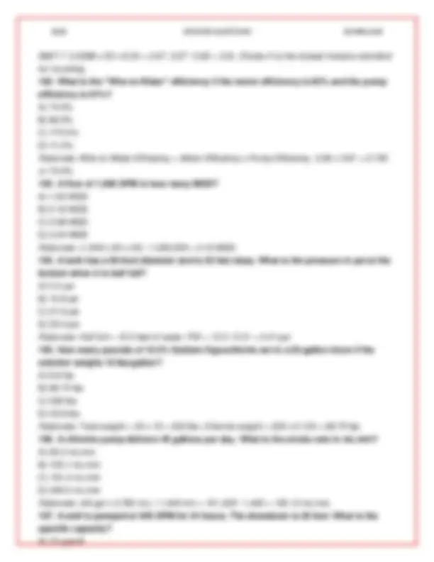 2026 Water Distribution Operator Math Exam: 250+ Solved Questions ...