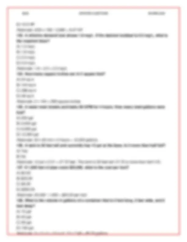 2026 Water Distribution Operator Math Exam: 250+ Solved Questions ...