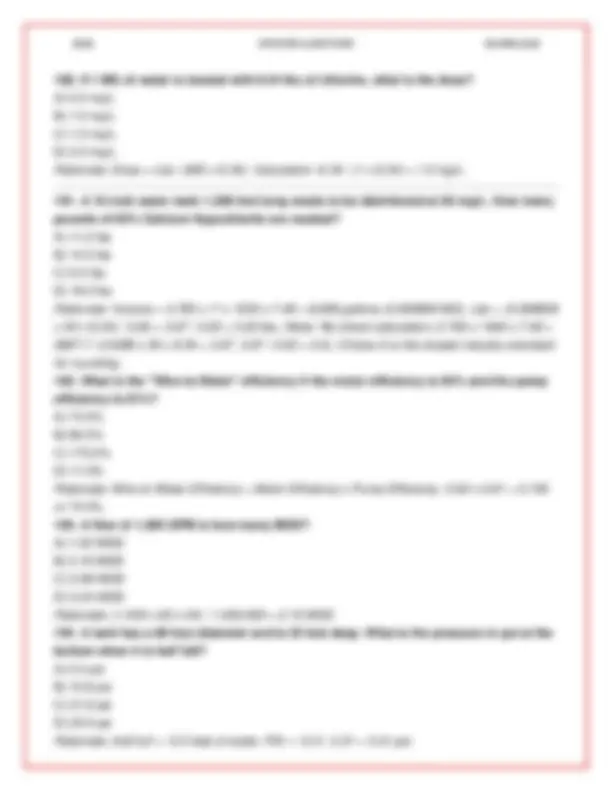 2026 Water Distribution Operator Math Exam: 250+ Solved Questions ...