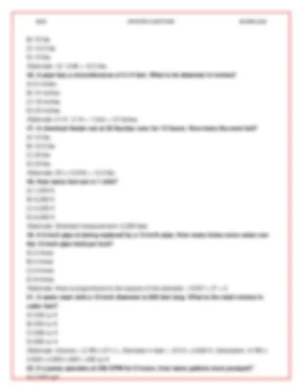 2026 Water Distribution Operator Math Exam: 250+ Solved Questions ...