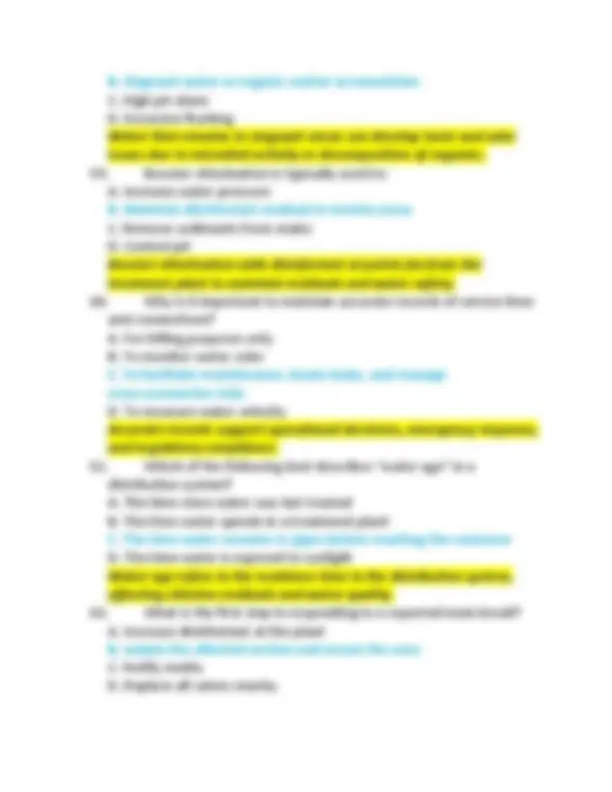 Arizona Distribution System Operator Certification Exam – Grade 3 Exam ...