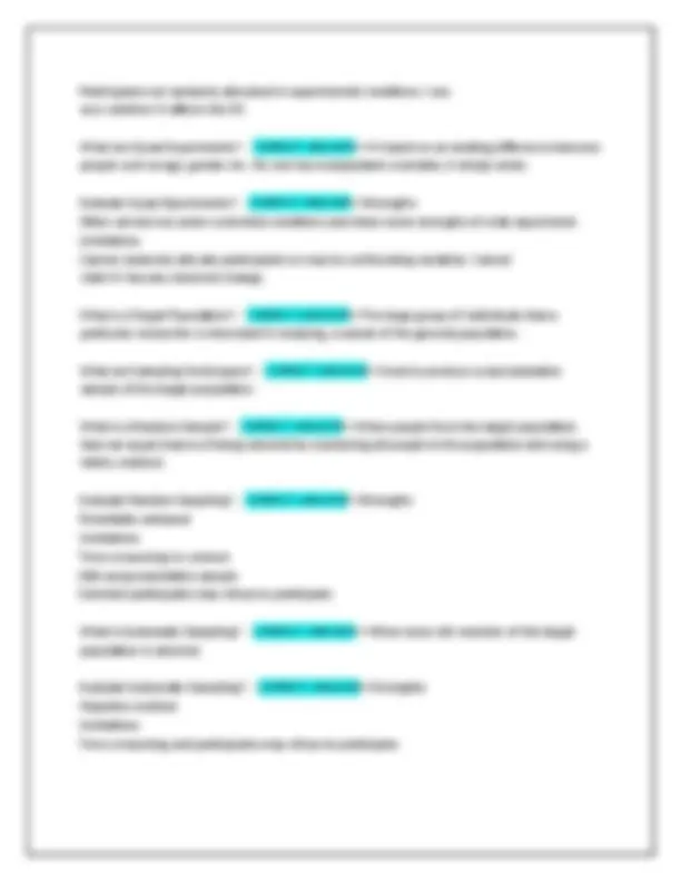 AQA A LEVEL PSYCHOLOGY PAPER 2: RESEARCH METHODS {Questions With 100% ...
