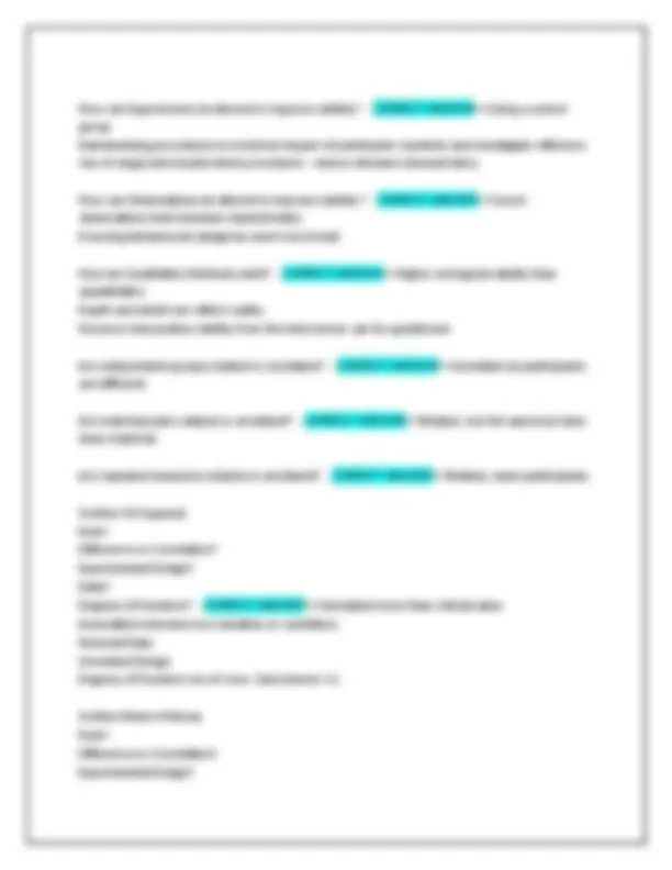 AQA A LEVEL PSYCHOLOGY PAPER 2: RESEARCH METHODS {Questions With 100% ...
