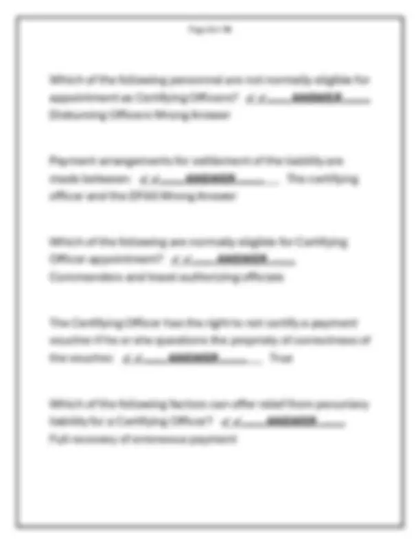 CLG 006 CERTIFYING OFFICER 2026 EXAM QUESTION AND ANSWER | Exams ...