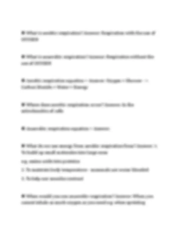 AQA GCSE BIOLOGY 8461 1H PAPER 1 HIGHER TIER MARK EXAM SCRIPT 2026 ...