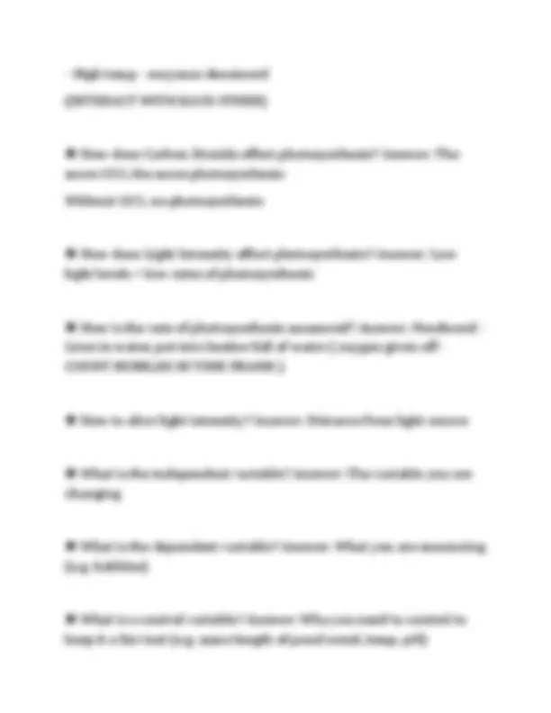 AQA GCSE BIOLOGY 8461 1H PAPER 1 HIGHER TIER MARK EXAM SCRIPT 2026 ...