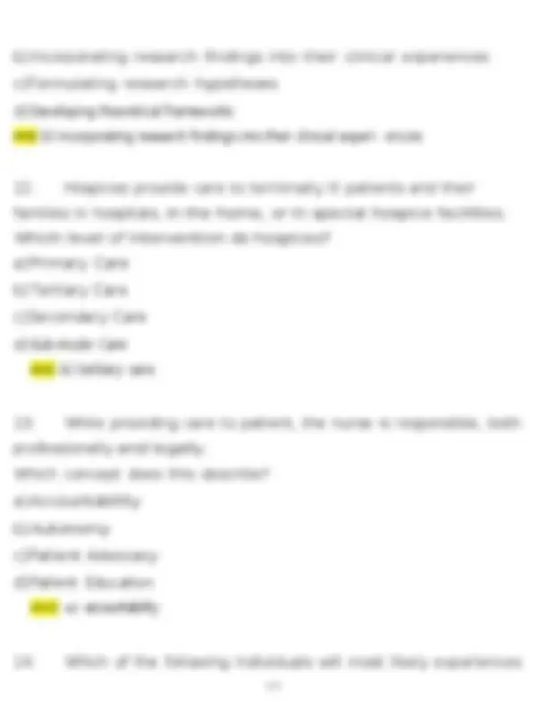 NR 222 Health & Wellness Exam 1 Actual Questions and Verified Answers ...